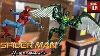 (SPANISH) Spider-Man Homecoming Stop Motion Buitre vs Spider-Man