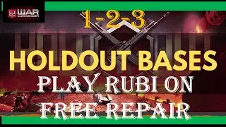War commander : [ APRIL EVENT ] HOLDOUT 1-2-3 / FREE REPAIR/ PLAY RUBI ON