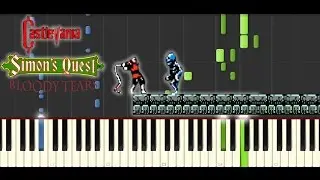 Castlevania II - Bloody Tears [Piano Tutorial]