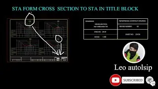 Title block cross section