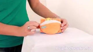 Zhu Zhu Pets. Кроватка для хомяка и одеяло. Оранжевые