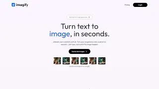Imagify - Ai | Text-2-Image Generator | MERN | Full Stack Applcation