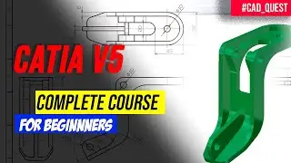 CATIA V5 TUTORIALS FOR BEGINNERS [COMPLETE COURSE] ll CATIA PRACTICE MODEL 30 II AUTOMOTIVE DESIGN