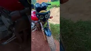 Best Custom Built Motorcycle Headlights On Honda Super CB400 100% Work