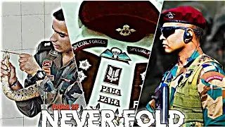 NEVER FOLD ft. PARA SF || Para Commandos Motivational Status 😈🔥