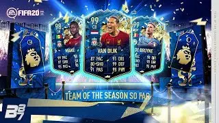 IT'S HERE! THE PREMIER LEAGUE TEAM OF THE SEASON! | FIFA 20 ULTIMATE TEAM