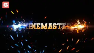 Particles Title intro video editing in Kinemaster logo intro video editing cinematic title editing
