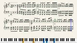 Rammstein - Du Hast on piano