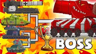 Massacre of mega tanks, Cartoons about tanks