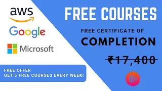 Free Certification Course by Google| Microsoft | AWS | Free Courses |Free Certificate | Pluralsight