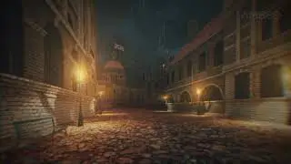Victorian Era Ambience: London,  Heavy Rain Sounds, Thunder, Horses, Bell Sounds