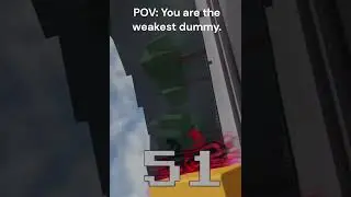 POV: You are the Weakest Dummy #thestrongestbattlegrounds #roblox