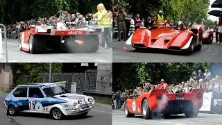 PURE SOUND! Abarth race cars in action - Vernasca Silver Flag 2016