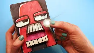 Из картона легко делаем копилку с БУКВОЙ  🔥 ALPHABET LORE / РИСОВАНИЕ ДЛЯ ВСЕХ