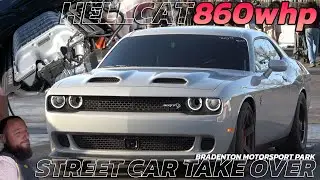 860whp Hellcat vs Supercharged Mustang, Audi S4 & Mustang 5.0 @ Street Car Take Over