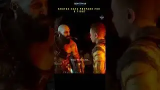Kratos says 'We prepare for a fight' to Atreus🔥🔥💯 | God of war Ragnarok Clip-7  #shorts