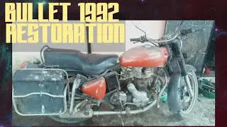 OLD BULLET|BULLET 1992 RESTORATION |ROYAL ENFIELD MODIFICATION||PART-I || LUV96. #vintagebullet