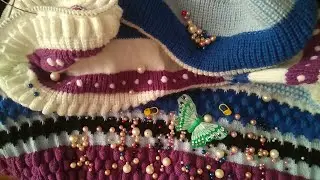 Часть 4 . Кофта женская спицами ,  продолжение.