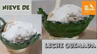 Receta: Nieve de leche quemada 🍨