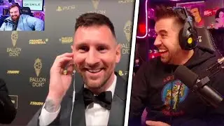 AURON REACTS TO MESSI'S STICK AT IBAI🤣