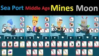 Eatventure best & worst Event gears? (Sea port, Middle age, Mines, Moon)