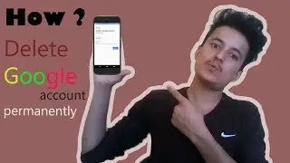 | How to delete (Gmail, Google) account permanently | Delete google id |