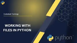 working with files in python | python programming | python for beginners #pythoncourse