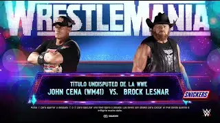 John Cena vs Brock Lesnar WWE 2K25 DLC Farewell Tour