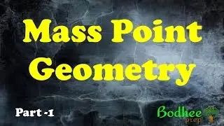 Mass Point Geometry (MPG) - Introduction
