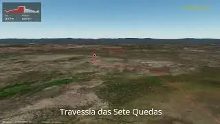 Travessia das Sete Quedas ∆ hiking trails ∆ 3d-trail.com/brazil/
