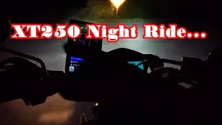 XT250 Night Ride