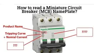 HOW TO READ SIEMENS MCB? सीमेंस एम सी बी कैसे पता करे की किस टाइप के एम सी बी है? K men's?