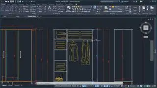 AutoCAD elbise dolabı çizimi-12.bölüm- 5.ders