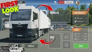 🚛 FIRST LOOK | Drive Real Truck Simulator by Drive Real Studios Game Menu U.I.