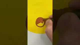Drawing the Dizzy Face Emoji 😵 using Posca Markers. 