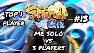 Shindo Life PVP #13 | 1 VS 3 | Top 1 Shinobi