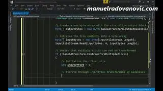 C# 6.0 Tutorial - Advanced - 61. How to Decodes a Base 64 - Encoded File to a Text File