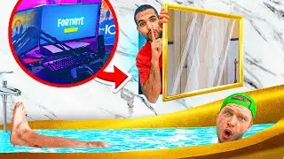 J’ai Construit Une Salle Secrète Dans Un Hôtel De Luxe Contre UNCHAINED !