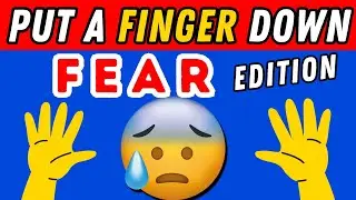Put A Finger Down If Fear Edition 😱 | Put A Finger Down If Scared Quiz TikTok 