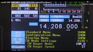 Все основные функции mcHF SDR - RS-918 за 20 минут