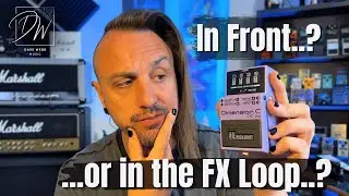 Where Do I Put Chorus? Input Or FX Loop?