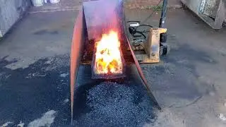 Испытания пиролизного угля в пеллетной горелке Пиролиз Мастер [часть 9]