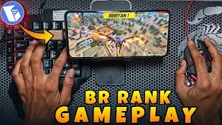 GG Mouse Pro Mobile Gameplay Keyboard And Mouse Free Fire || BR RANK Push Gameplay 🔥