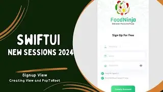 Signup - Creating View & Navigating to Root View || SwiftUI 2024