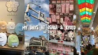 osaka & kyoto trip '22 🍣 | food, donki, animate, kiyomizu-dera temple, nishiki market