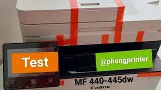 Canon MF 443dw Printer Test | @Phongprinter 