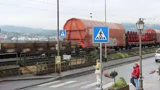 152 134-3 del DB AG pasando por Rüdesheim (Rhein).