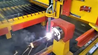 Резка трубы плазморезом ЧПУ 