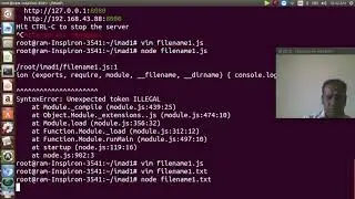A Simple Web Application Creation through Nodejs and Http-Server