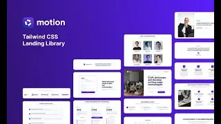 Motion - Tailwind CSS Landing Library
